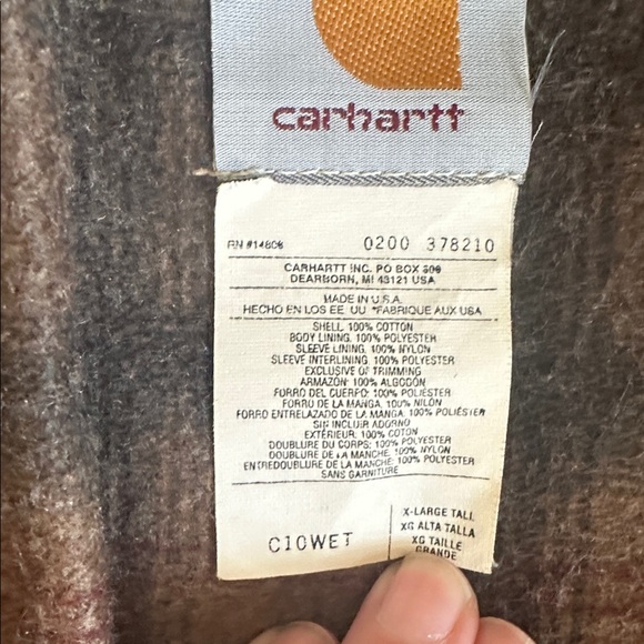 Vintage 90s Carhartt XL Tall jacket - Picture 4 of 16